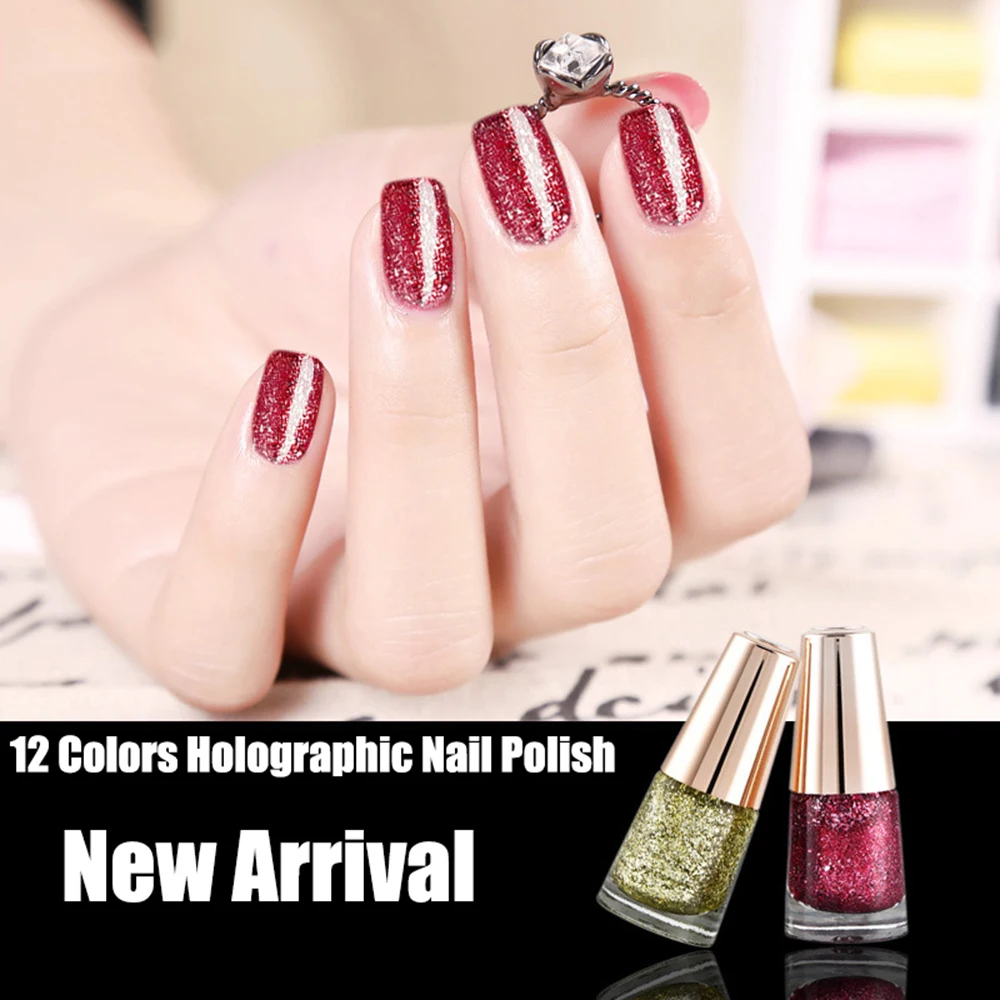 

1 Bottle Shiny Galaxy Nail Polish Nail Art Glitter Varnish Nail Polish Semi Permanent Gel Polish Lacquer Varnish Manicure Tool