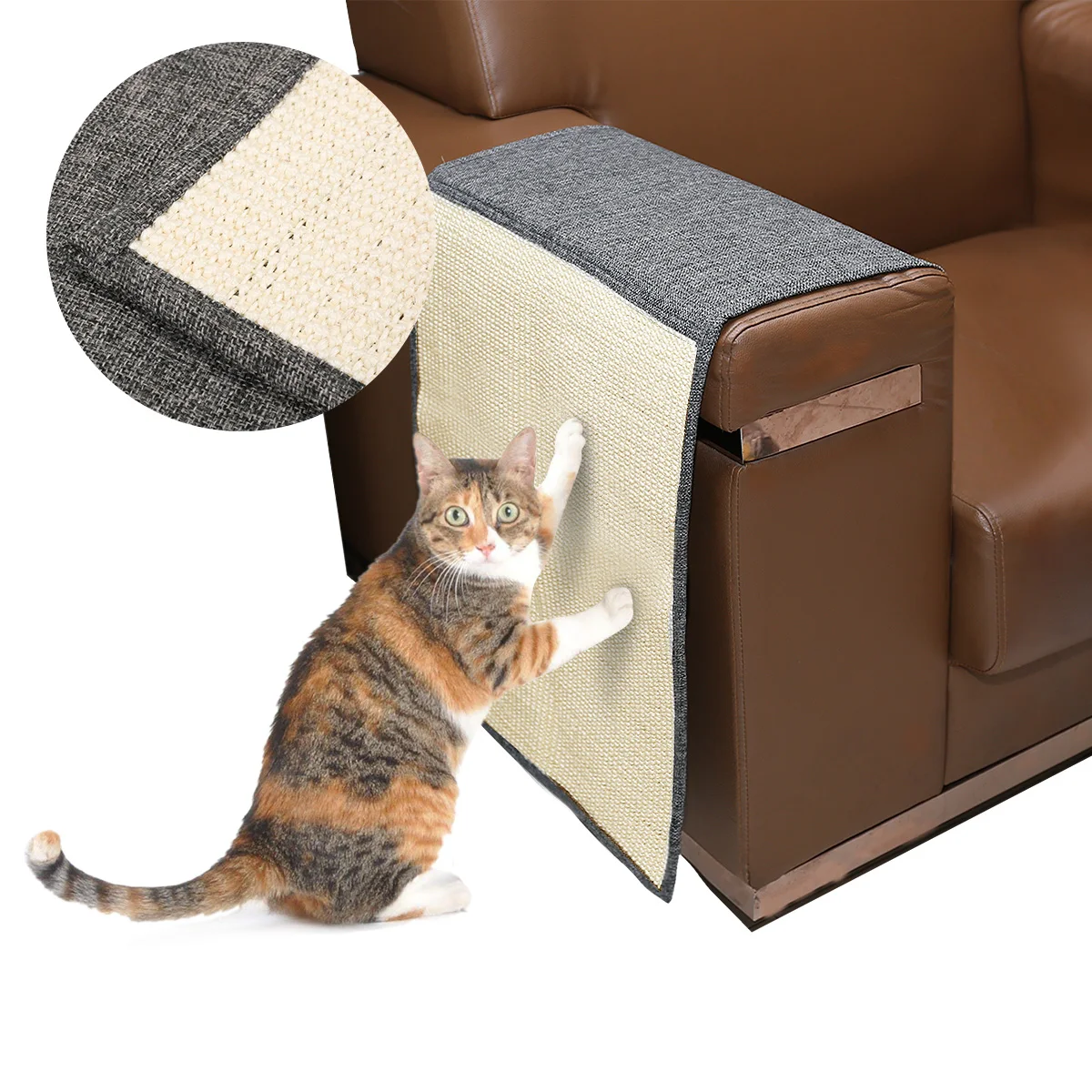 Когтеточка для мебели для домашних животных, коврик для дивана, защитный чехол, моющаяся прочная Когтеточка для кошек, чехол для дивана, чтобы предотвратить Когтеточка для мебели