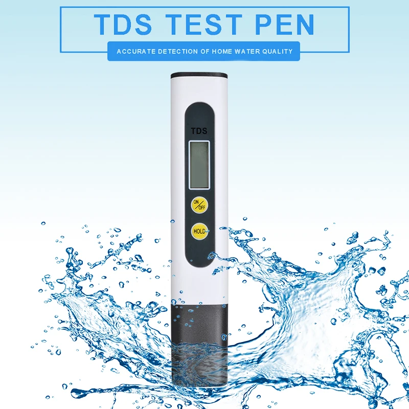 Probador de agua TDS Digital portátil, probador de agua hidropónico, Pluma de prueba de agua para acuario, Monitor de agua para piscina 154*30*14mm