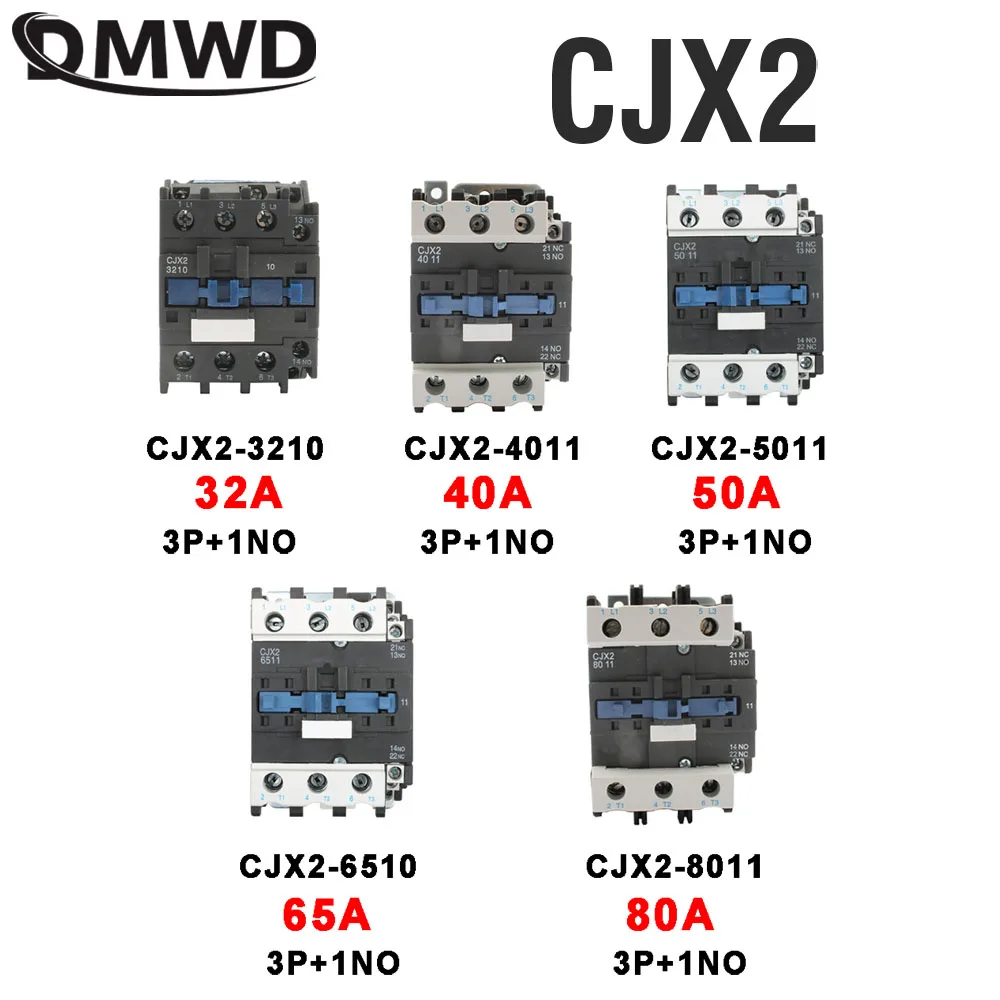 CJX2-3210 4011 5011 6511 8011 LC1 контактор переменного тока 110V ac 32A 50 Гц/60 Гц оригинальная lc1-D3210 12V 24V 36V 48V 110V 220V 380V