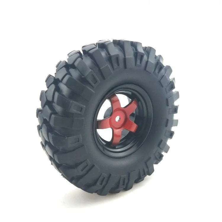 

1.9-Inch Model Car Tire Diameter 108mm Model Climbing Car Gravel Fetal 1/10 Toy Wheel Silver Paint