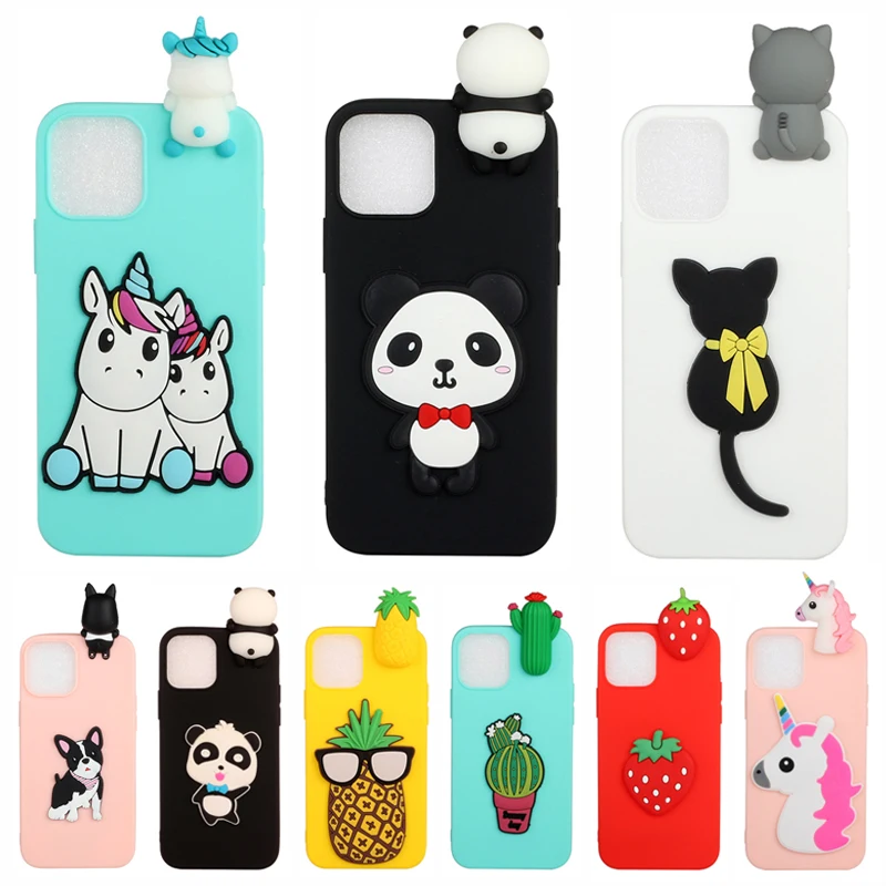Custodia Morbida In Tpu Funda Per Iphone Se 2020 Cover Coque Per Iphone 5 5S 6 6S 7 8 Plus Custodia Per Iphone 11 12 Pro Max Unicorn Panda