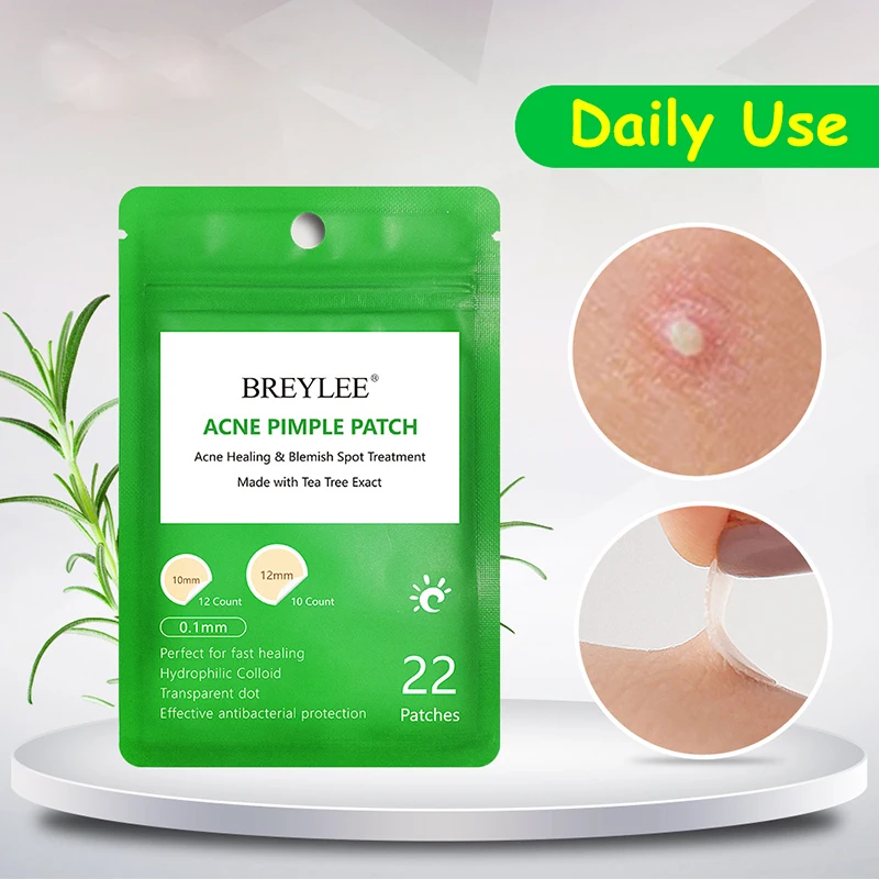 Acne Patch 22 Pcs Acne Treatment Tea Tree Acne Dots Acne Absorbing Cover Pimple Healing Sticker 4