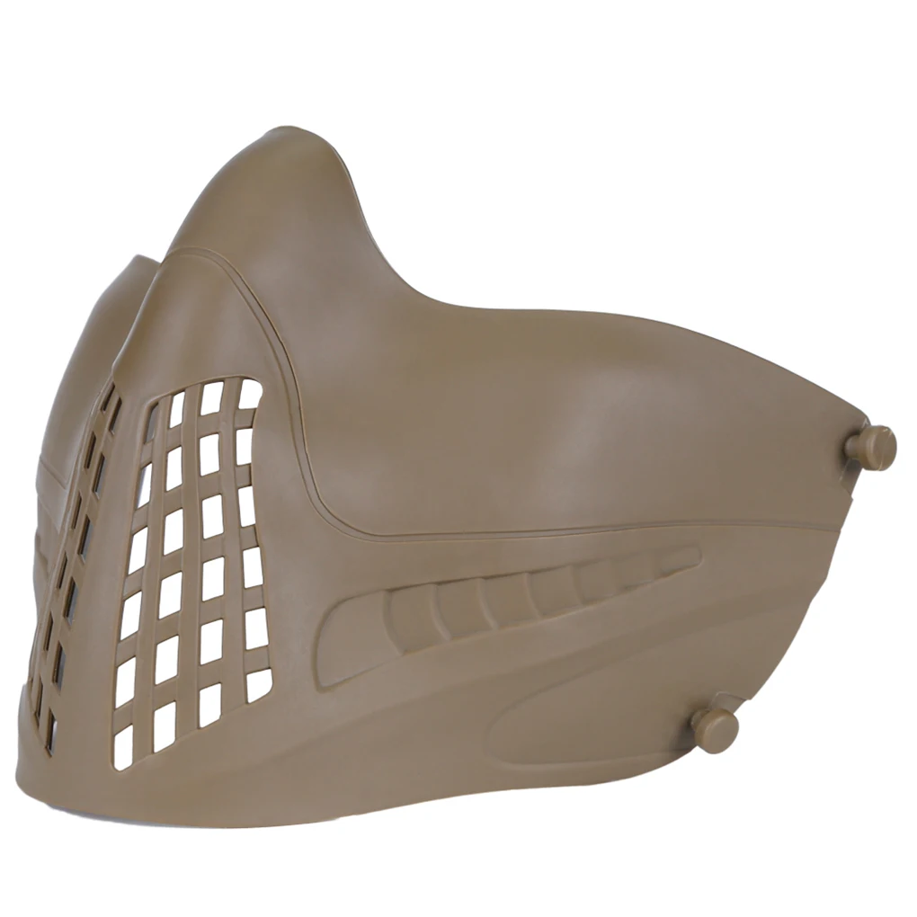 Hunting Shooting Protective Mask Two Pattern Headband System Outdoor Impact Protection Mask