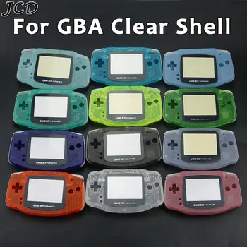 

JCD Full Housing Shell for Nintend Gameboy GBA Shell Hard Case With Screen Lens for Gameboy Advance Console Luminous Clear Shell