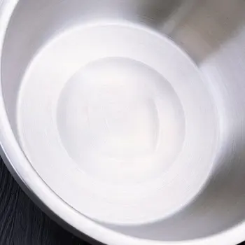 

Cuisine Bowl Deep 304 Stainless Steel Sanding Mixing Bowls with Scale Egg Beating Pan Salad Bowl Kitchen Tools for Baking Mixer