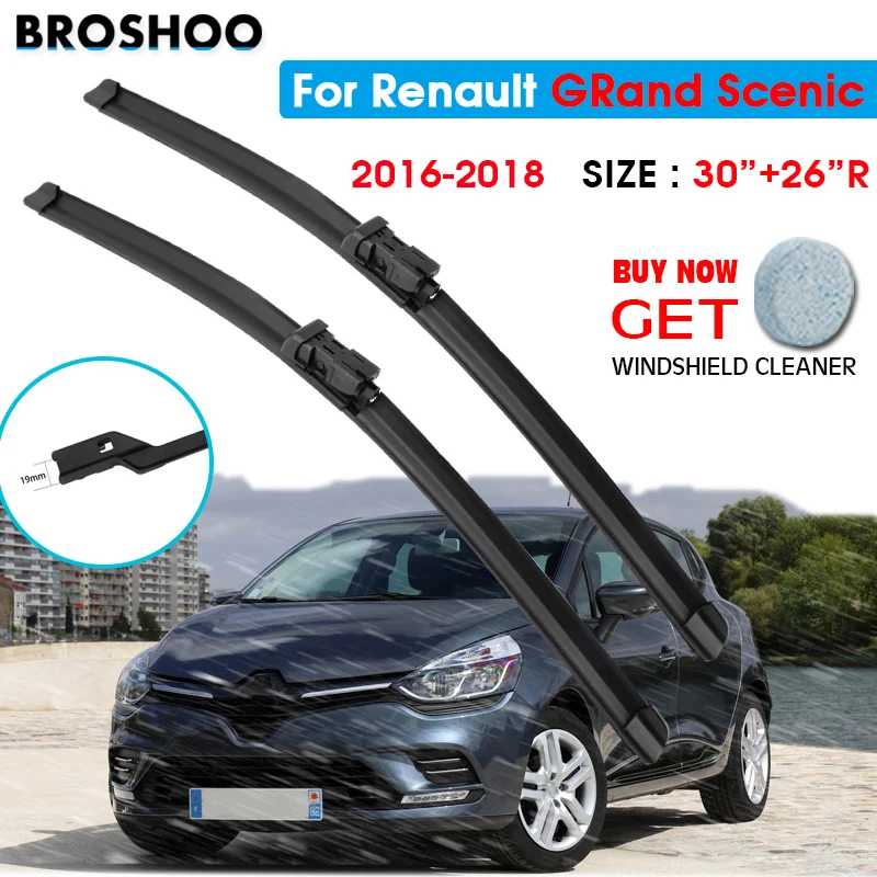 Щетка стеклоочистителя автомобиля для Renault GRand Scenic4 30 &quot+ 26&quot R 2016-2018 Авто ветровое