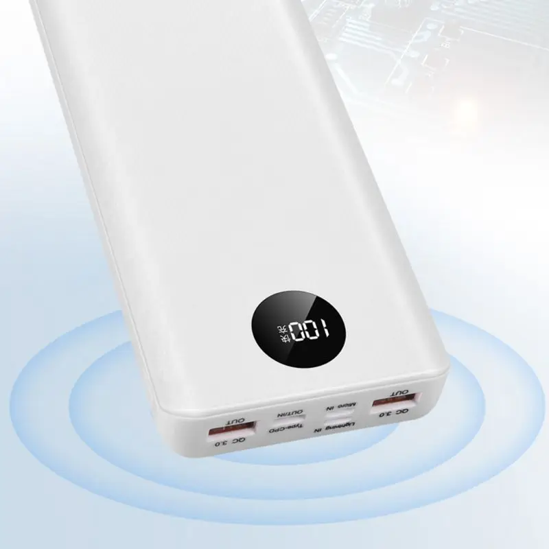 

DIY QC 3.0 Power Bank Case Quick Charge 3.0 External Battery 18650 Fast Charger Box Shell Kit Accessories D08A