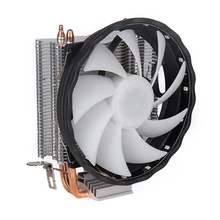 Refrigerador de cobre da cpu do heatpipe para o ventilador de refrigeração 90mm da luz de aurora com o radiador do dissipador de calor do rgb lga 2011