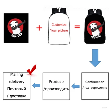 

Customize Your Image Backpack for Teen Boys Girls Cool Cartoon Kids School Bagpack Primary Student Children Bookbags Mochila