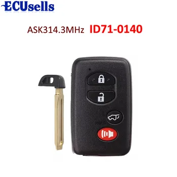 

Smart Card -US（3+1）button ASK314.3Mhz ID71-0140 Use for LEXUS ES350 IS250 IS350 GS300-600H 2007-2009