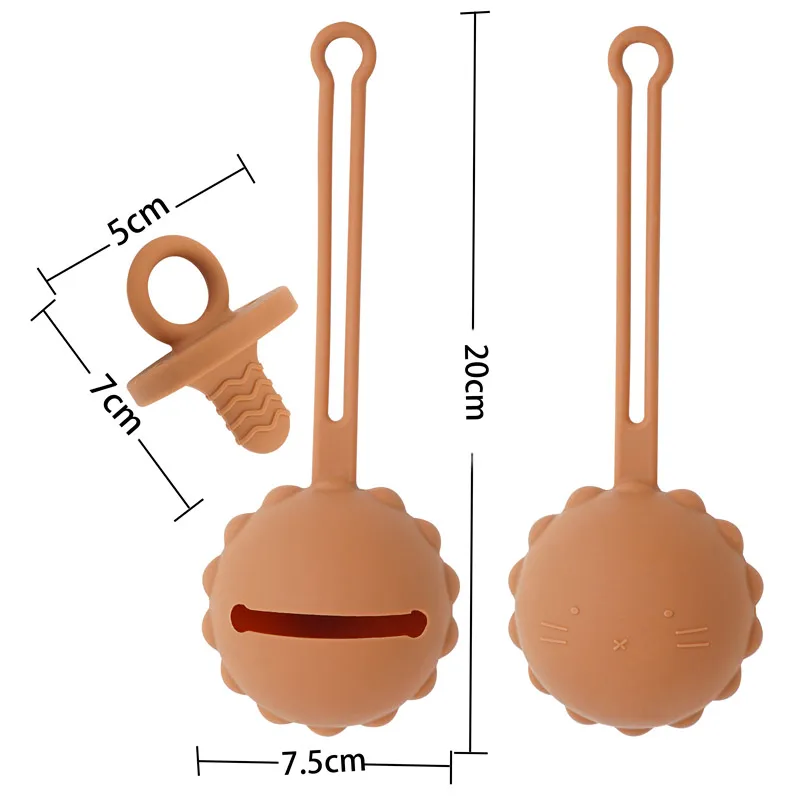 New Design Pacifier For Baby Dummy Nipples Teat Attachment Chewable Nursing Teething Toys Pacifier Holder Newborn Accessories