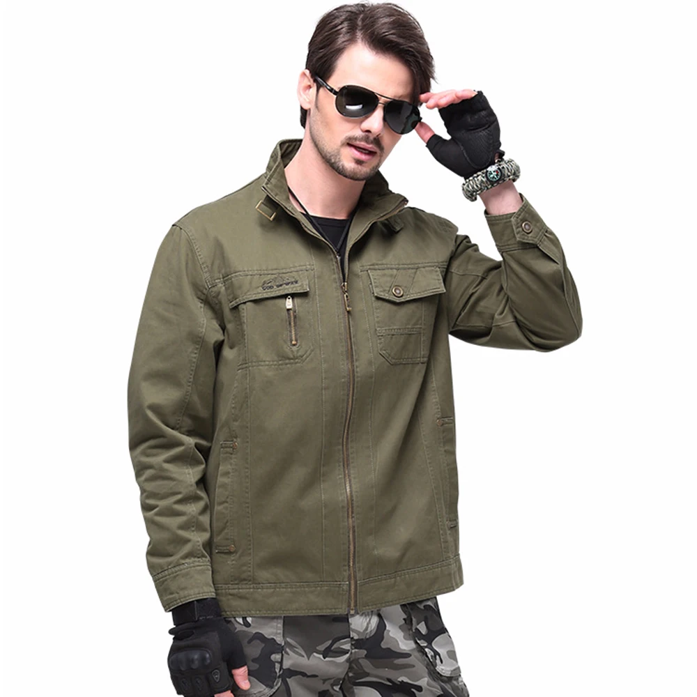 JK16607-2 New Motorcycle Jackets Military Moto Outdoor Windproof Jacket Jacket Autumn Motocross Riding Hooded Trench CoatJacket For Men - Цвет: JK16607-2