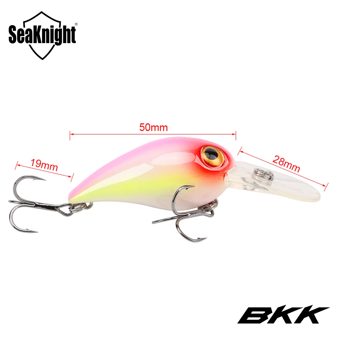SeaKnight бренд SK002 Серия 1 шт. жесткая Рыболовная Приманка CrankBait 11 г 50 мм глубина 0 8 м