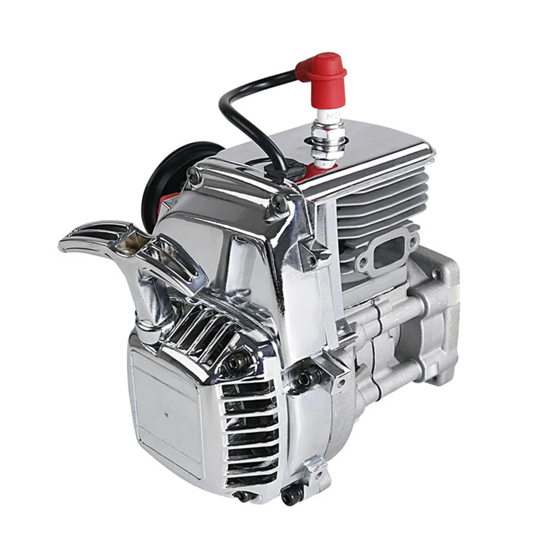 36cc Single-cylinder Two-stroke 3.51 Hp Four-Point Fixed Easily Starting Engine for 1/5 Rovan LT LOSI RC Car-(High-end Version