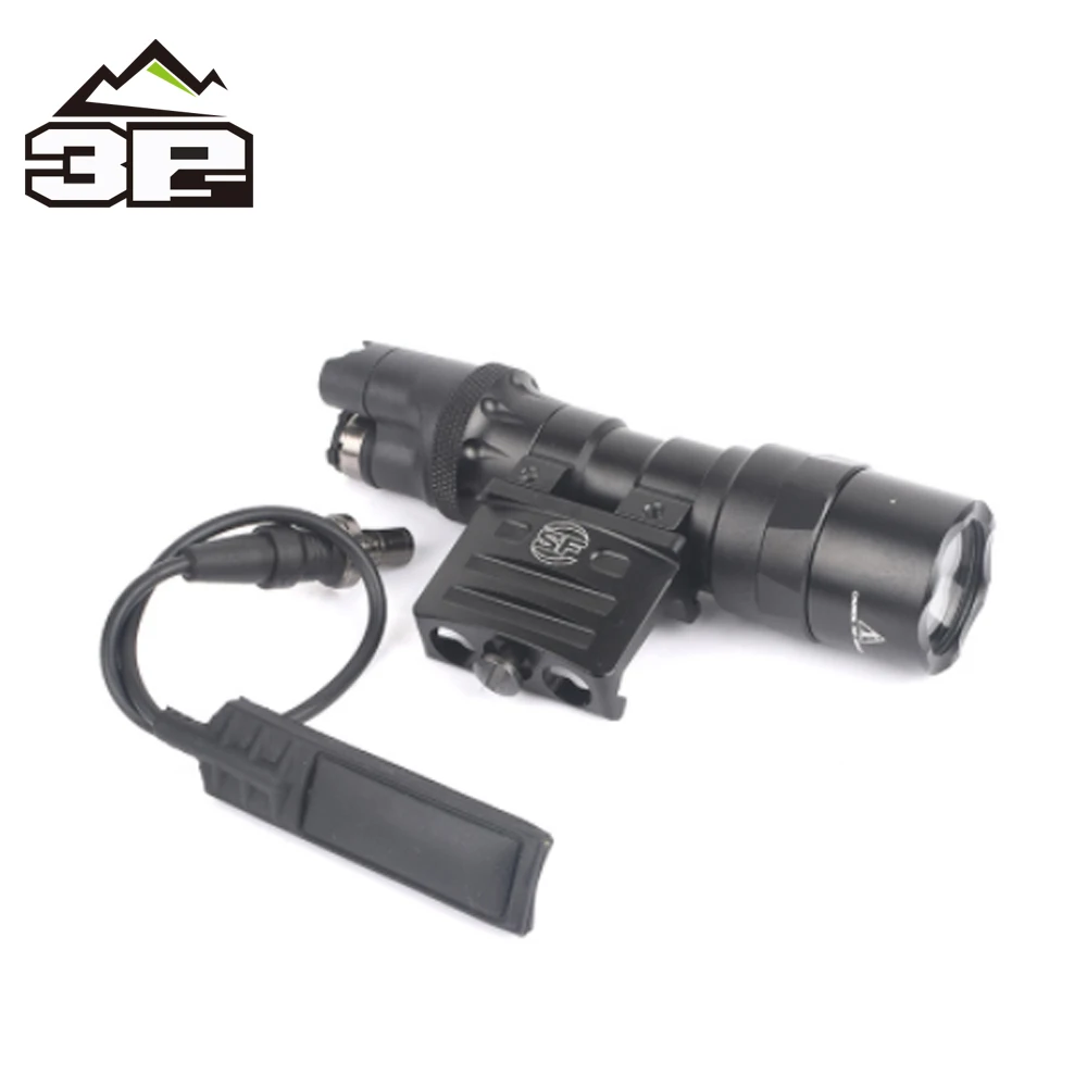 

Softair Tactical M312 Weapon Flashlight CREE XLamp Airsoft Weapon Light 250 Lumens Led Scout Light With RM45 Offset Mount WEX441