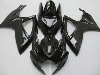 

Motorcycle Fairing Kit for GSXR 600 750 K6 06 07 GSXR600 GSXR750 2006 2007 ABS gloss black Fairings set+7gifts SD52