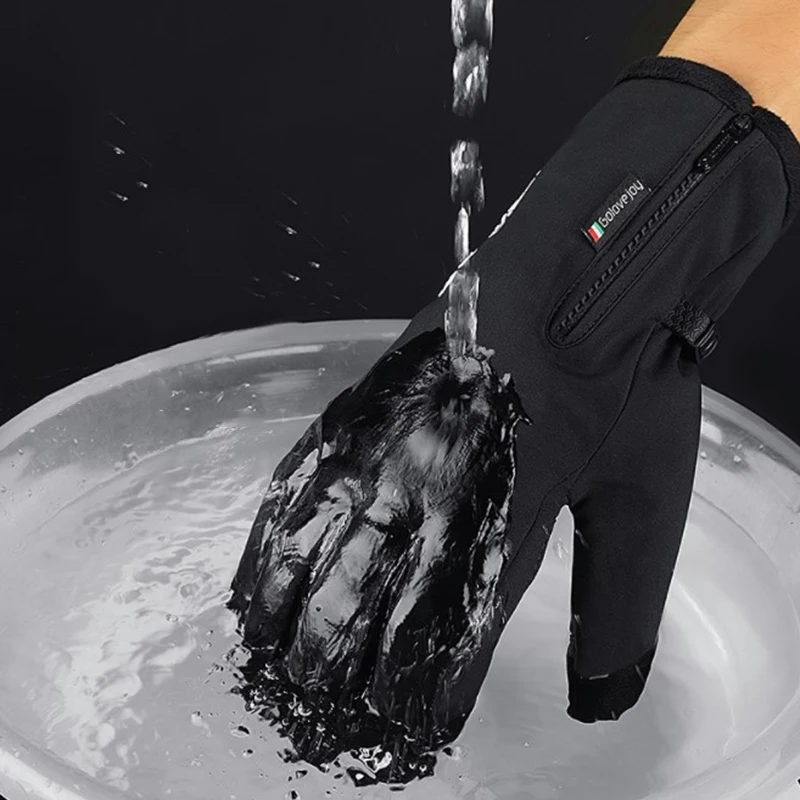 1 Pair Golovejoy Unisex Touch Screen Windproof Waterproof Outdoor Sport Gloves Winter Lightweight comfortable Gloves