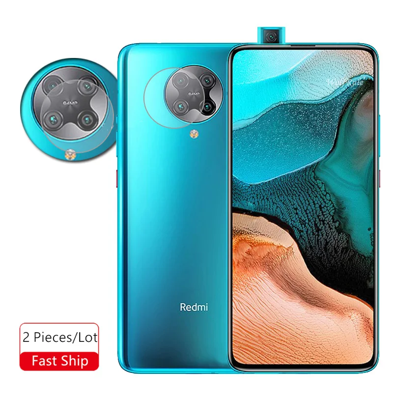 2 шт./лот прозрачное закаленное стекло для объектива Xiaomi Poco F2 Pro Полное клеевое