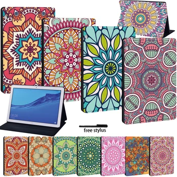 

Case for Huawei MediaPad T3 8.0/T3 10 9.6" Tablet Cover Flip Stand Pu Leather for Huawei MediaPad T5 10 10.1" Protector Cover