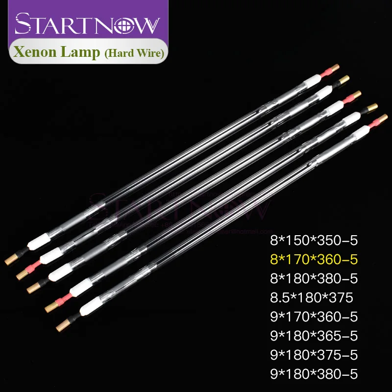 Laser Xenon Tube Laser Pulsed Flash Lamp Short Arc Lamp Flash Bulb Light For YAG Fiber Welding Machine Cutting Parts