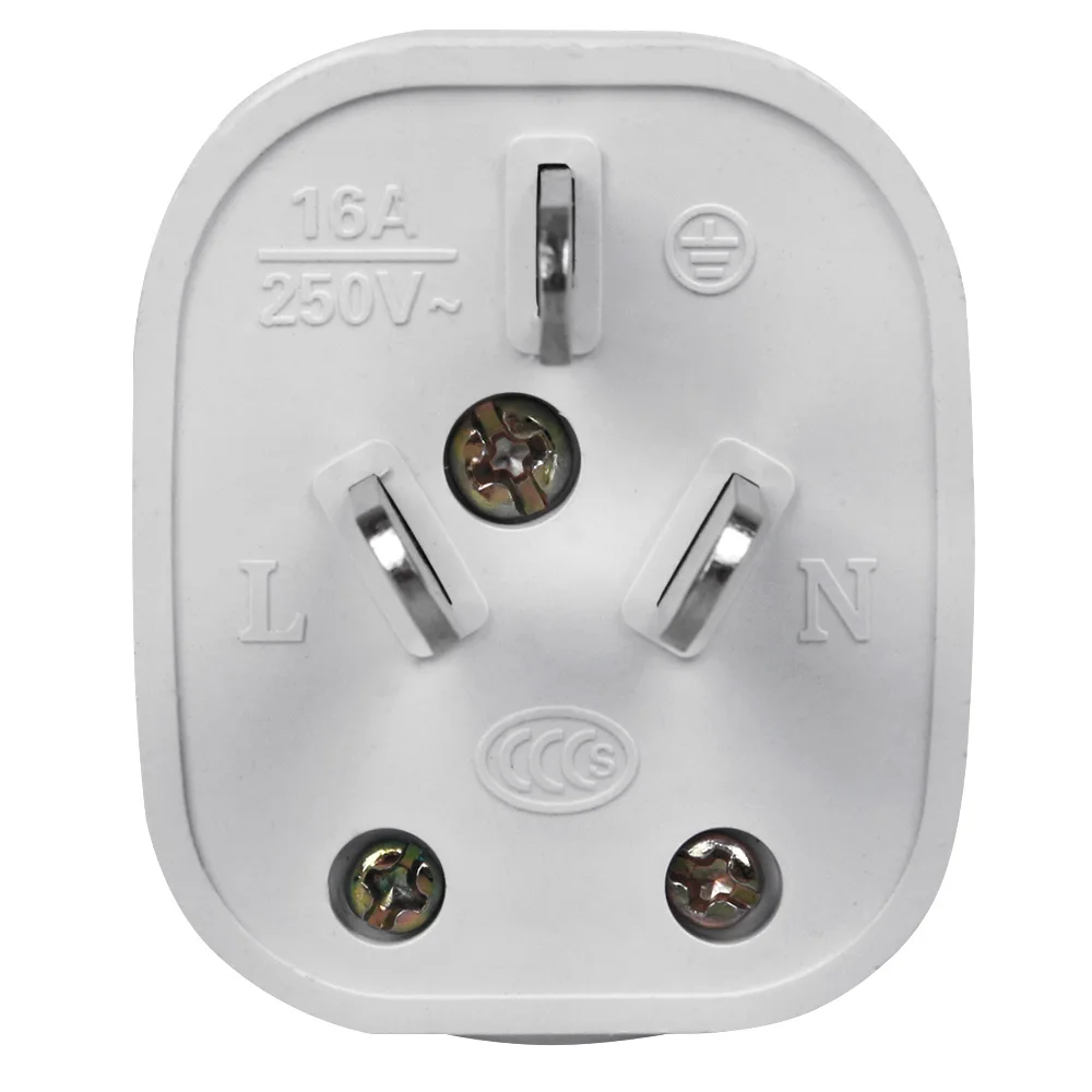 

White Australia Standard 16A 250V Three-pole Power Plug Detachable Plug Assembly AU Connection Plug