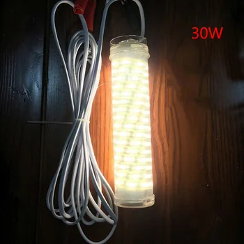 

Fishing Light PC Pond Lures Krill Boat Lamp Double Waterproof Outdoor LED Underwater Prawns Night Attract Squid