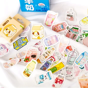 

400Pcs Kawaii Stationery Stickers Scrapbooking Diary Cute Drink Sticker For Kids DIY Paper Adhesive Stickers School Supplies