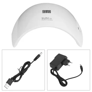 

24W Led Uv Nail Lamp Nail Polish Dryer Uv Gel Nail Light For Curing Nail Gel Polish Nail Art Manicure Tools Sun9S Eu Plug