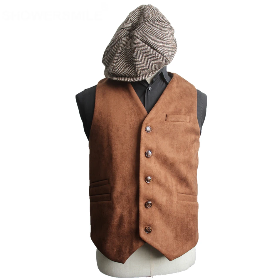 suede vest men