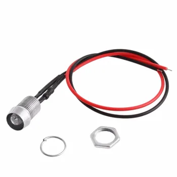 

1PC White Red Blue LED Indicator Light Lamp Pilot Dash Directional Car Motorcycle Boat 12V LED Lights