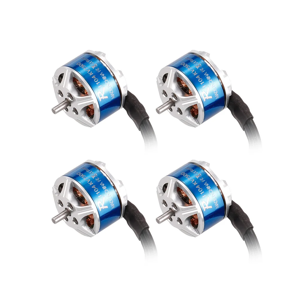

4pcs R1104 7500KV 2-3S Brushless Motor for 60 70 80 90mm Micro FPV Racing Drone Quadcopter