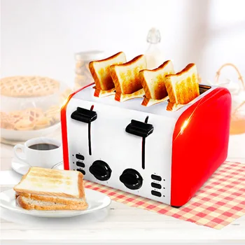 Commercial 4-slice Toaster Breakfast Machine Fully Automatic Toast Maker Household Bread Roasting Machine TR-2202 1