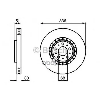 

Disc TORM front Volvo XC90 Bosch art. 0986479202