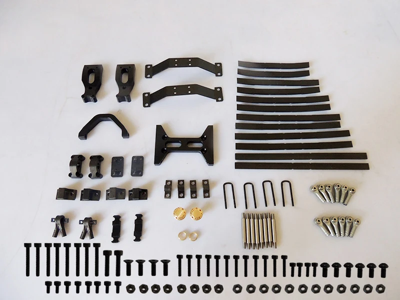 1 комплект 1/14 Tamiya трактор подвеска 115 мм Колесная рама Висячие наборы для 1:14 трейлер грузовик 8*8 саморазгрузка RC автомобильная часть