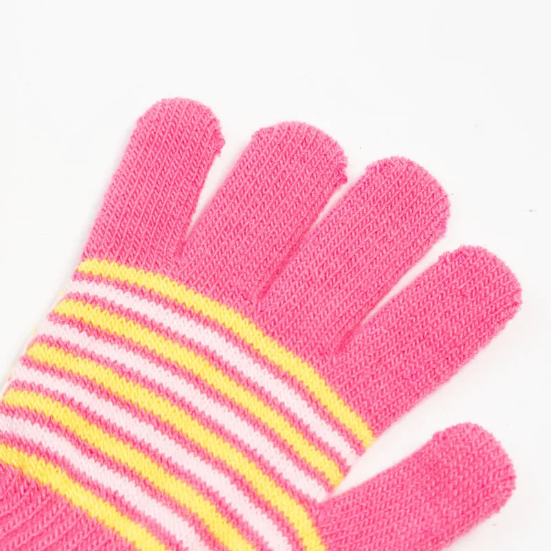 1-3 Years Kids Winter Warm Thicken Gloves Girls Boys Children Cute Mittens Imitation Full Finger Gloves перчатки детские 4