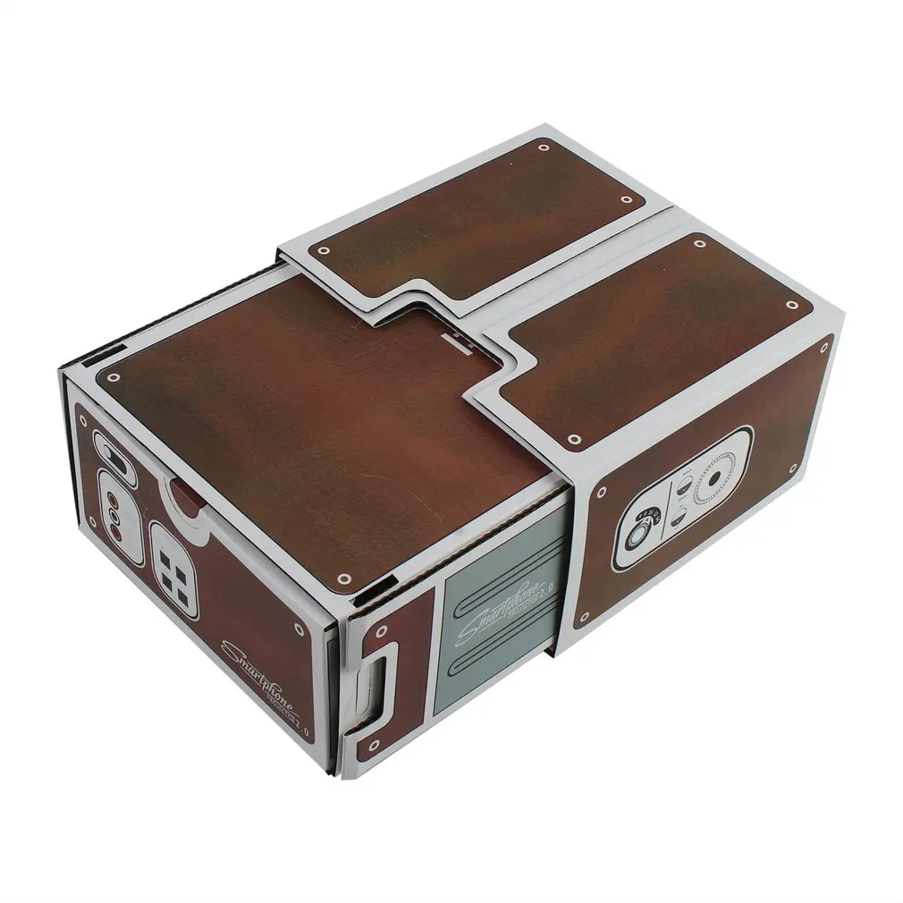 Mini Smart Phone Projector Cinema Portable Home Use DIY Cardboard Projector Family Entertainment Projective Device