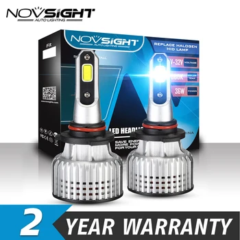 

Novsight Super Bright Car Headlight H7 LED Bulb H4 H11 9005 9006 Auto Bulb 72W 10000LM Mini Auto Fog Headlamp 6500K 9-32V IP68