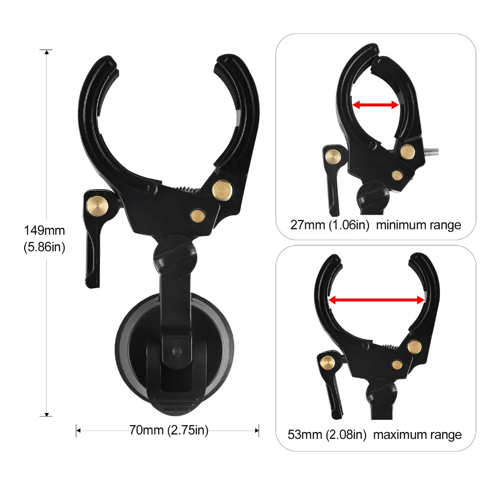 Universal Digital Camera Phone Bracket Mount Support Holder For Spotting Scope Monocular Binoculars Eyepiece Bayonet:27mm-53mm