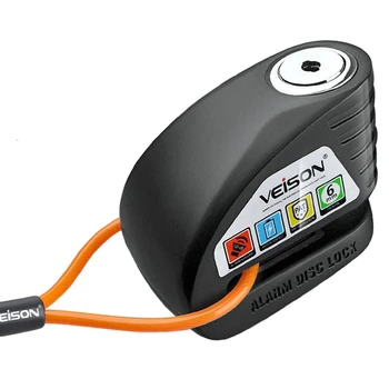 

Veison Motorcycle Disc Lock Intelligent Waterproof Anti-Theft 130Db Alarm Lock Usb Charge Disc Security Warning Lock 6Mm Pin B