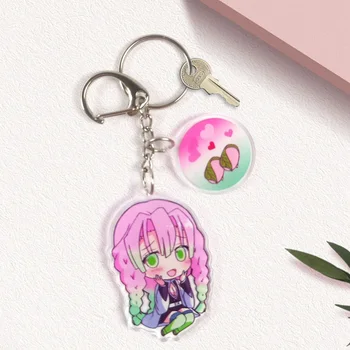

Anime Keychain Cute Woman Key Ring Demon Slayer Keyring Funny Key Chain Kids Man Girls Kamado Tanjirou Acrylic Kimetsu No Yaiba