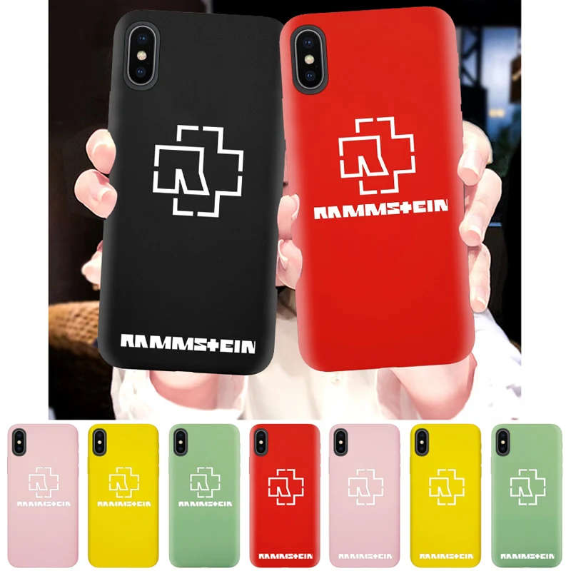 Rammstein Музыкальный Чехол для Телефона iPhone 11 X XR Xs Max 8 7 6 Plus 6S 5s SE Pro Мягкий силиконовый