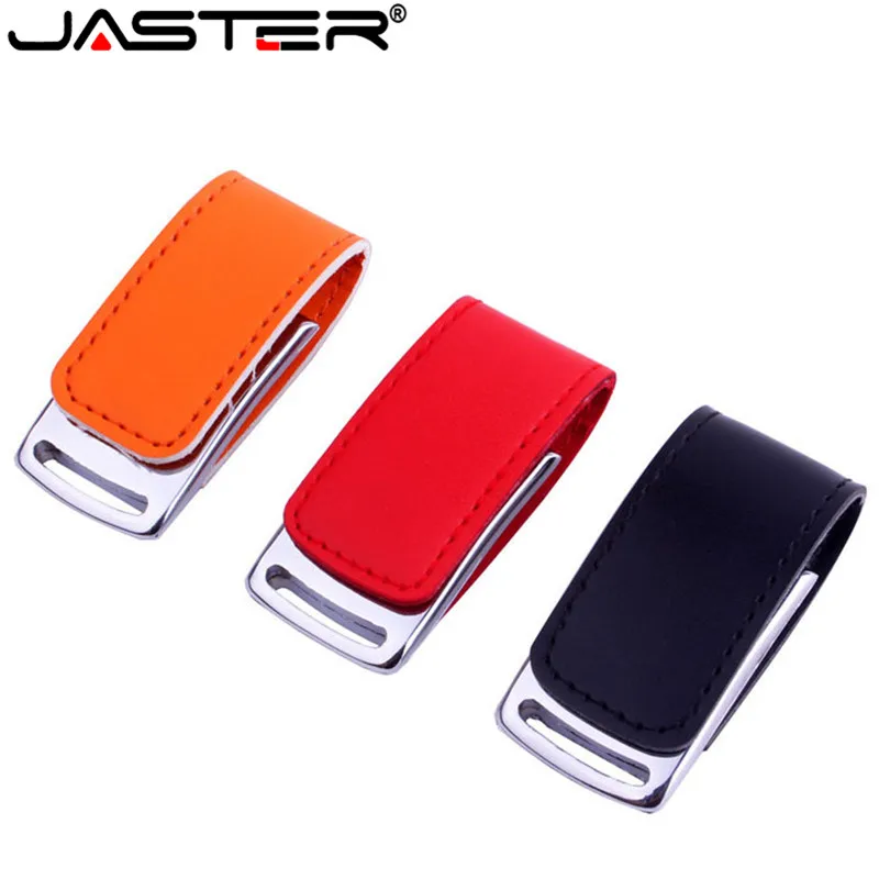 JASTER 64 Гб 4 цвета кожаный корпус модель usb флеш накопитель 2 0 ГБ 8 16 32 ручка