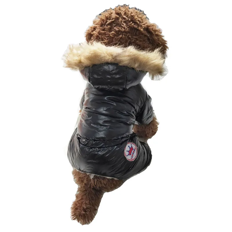 Супер теплая куртка для щенков, одежда для домашних животных, зимняя водонепроницаемая одежда для собак
