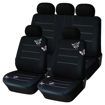 

Full Coverage flax fiber car seat cover auto seats covers for mitsubishi montero outlander 3 xl pajero 2 3 4 sport space star
