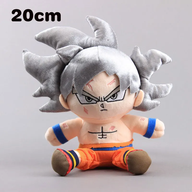 17 стилей Dragon Ball Z Goku Плюшевые игрушки Куклы Аниме Супер Saiyan сон Гохан Zamasu Broly Piccolo Vegeta Majin Buu плюшевые игрушки подарок - Цвет: 20cm