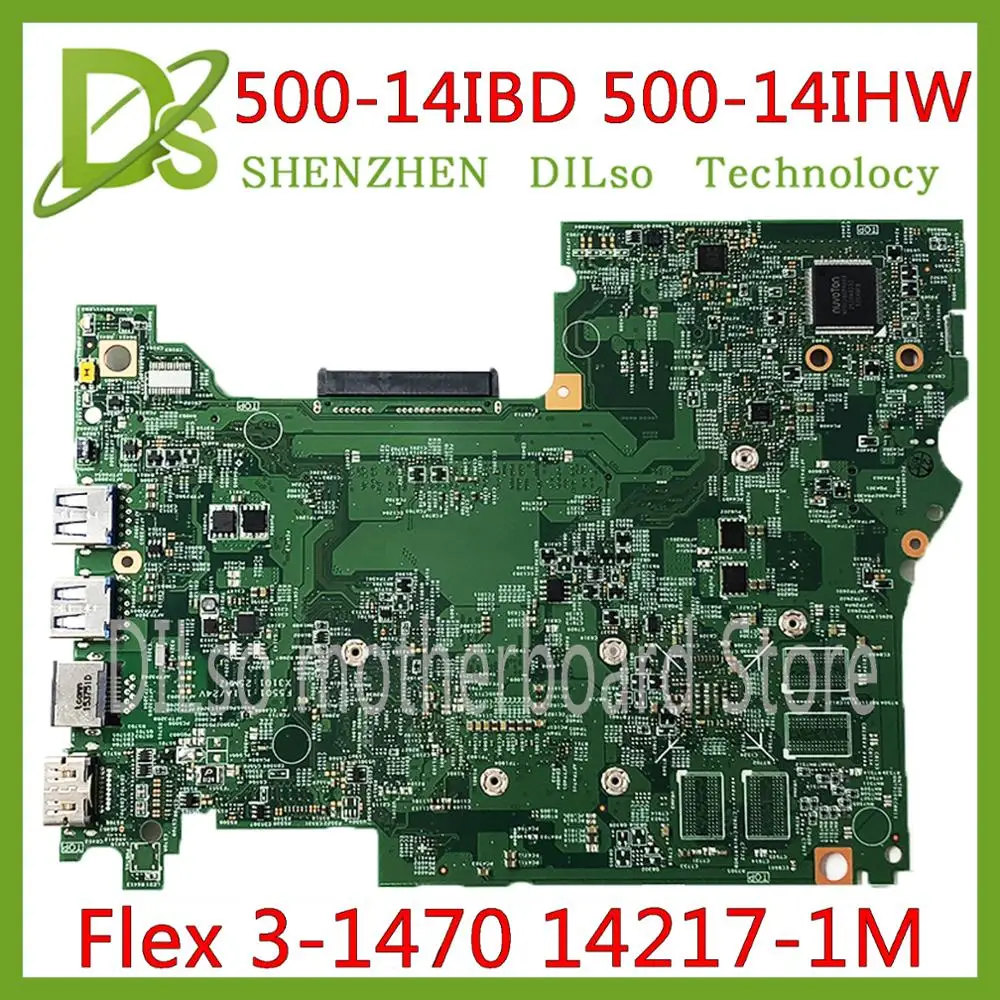 Very best  KEFU 500-14IBD For Lenovo Yoga 500-14IBD 500-14IHW Flex 3-1470 Laptop Motherboard 14217-1M I5-5200U
