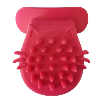 

Washable Portable Massage Home Non Toxic Grooming Chewing Pet Supplies Kitten Lick Brush Play Soft Silicone Funny