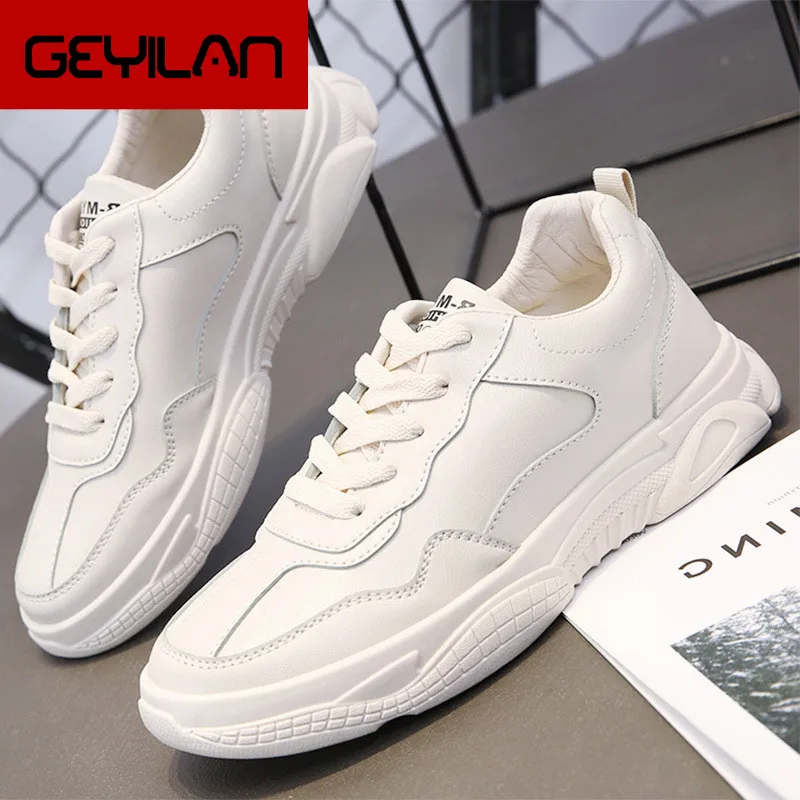 

2019 New Spring Summer Men Shoes Fashion Breathable Comfortable Light Solid Lace-up Non Slip Sneakers Casual Shoes Man