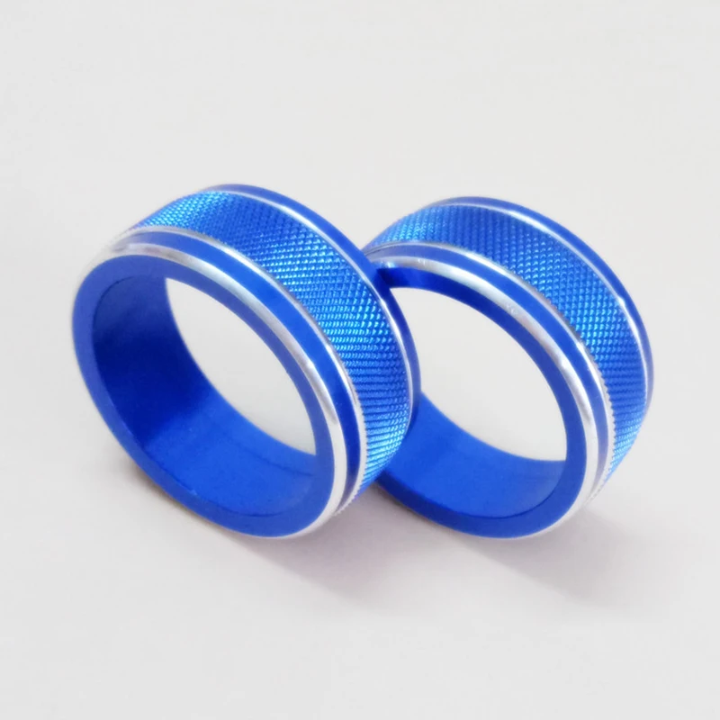 

Button Knob Ring Central Aluminium Alloy Accessories Console Switch Air Condition Audio Center